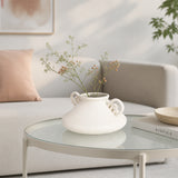 Arched Handle Ceramic Vase