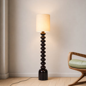 Aska Metal Floor Lamp - Brown
