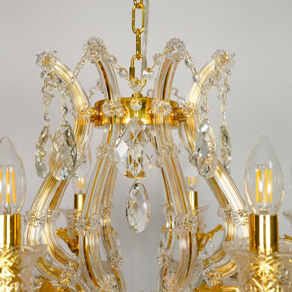 Aurelia Petite 8-Light Crystal Chandelier