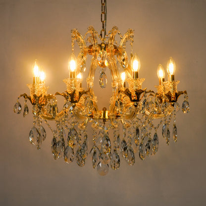 Aurelia Petite 8-Light Crystal Chandelier