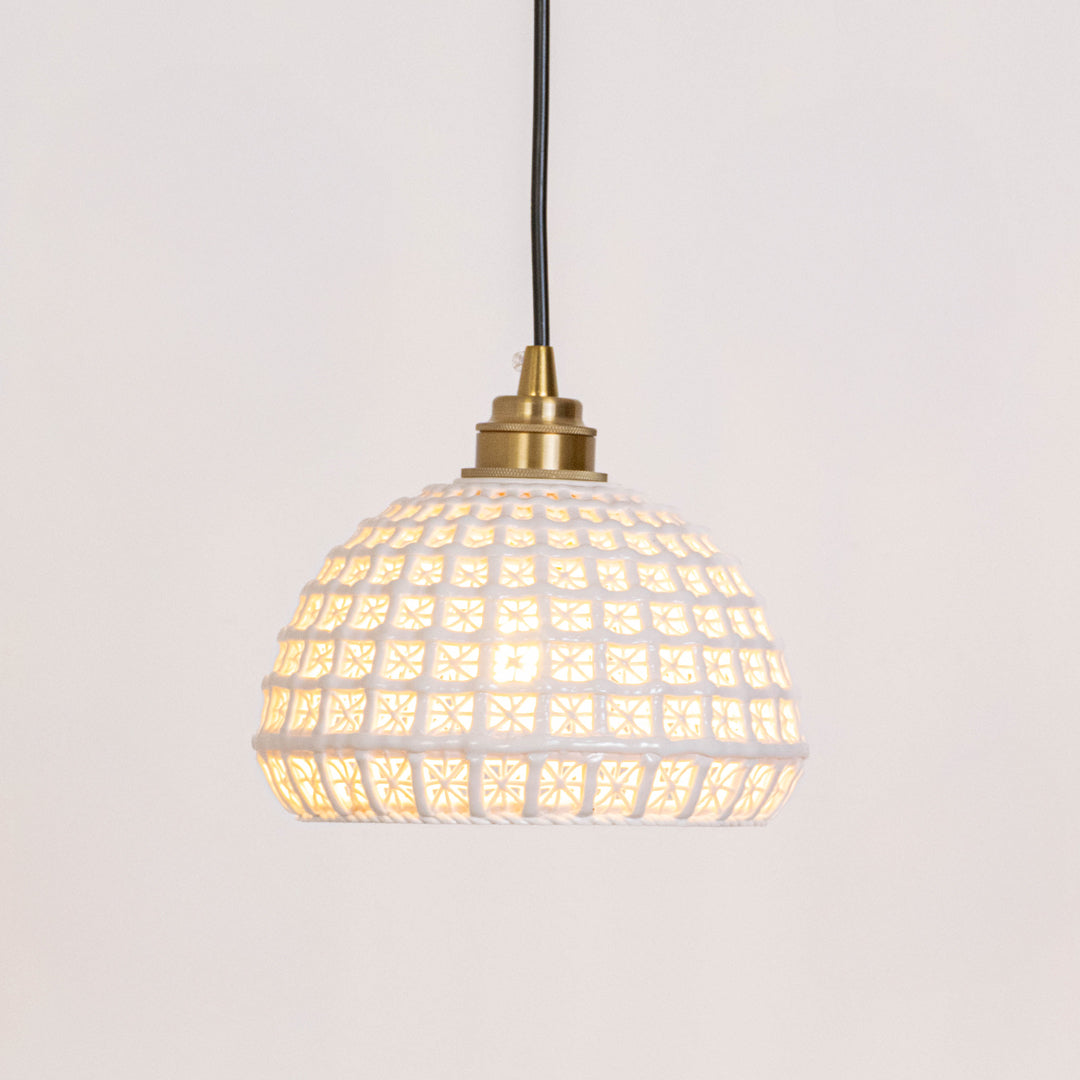 Bine Textured Ceramic Pendant Lamp