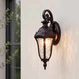 Bosom Outdoor Wall Light - Dark Brown