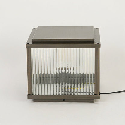 Box Outdoor Gate Deck Light - Brown