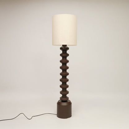 Brancusi Metal Floor Lamp - Brown