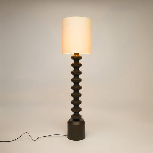 Brancusi Metal Floor Lamp - Brown