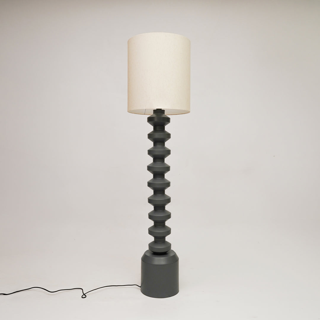 Brancusi Metal Floor Lamp - Grey