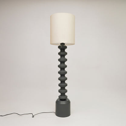 Brancusi Metal Floor Lamp - Grey