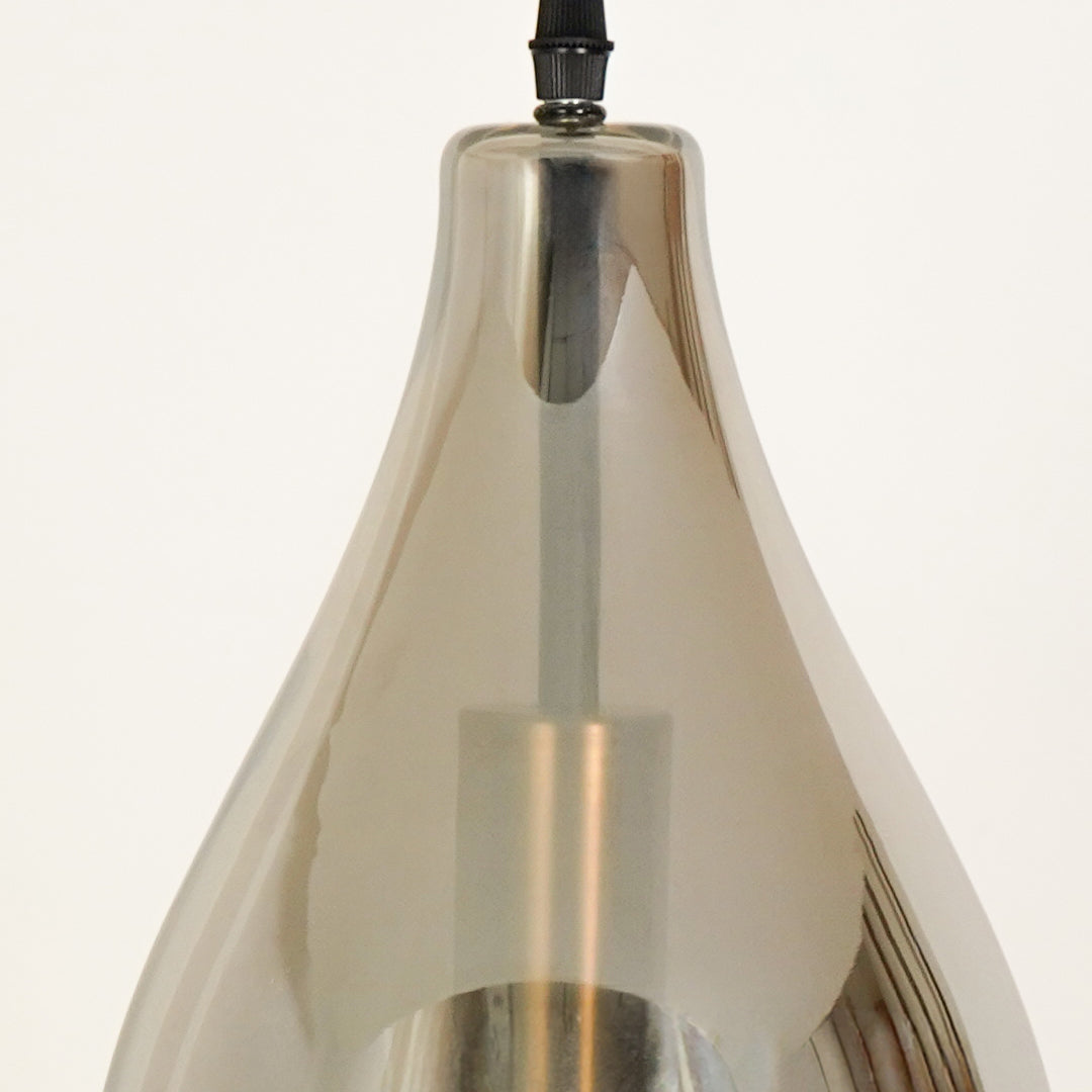 Brilliance Beam Glass Pendant Light - Black