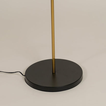 Brilliance Beam Glass Floor Lamp - Amber Closeup 1