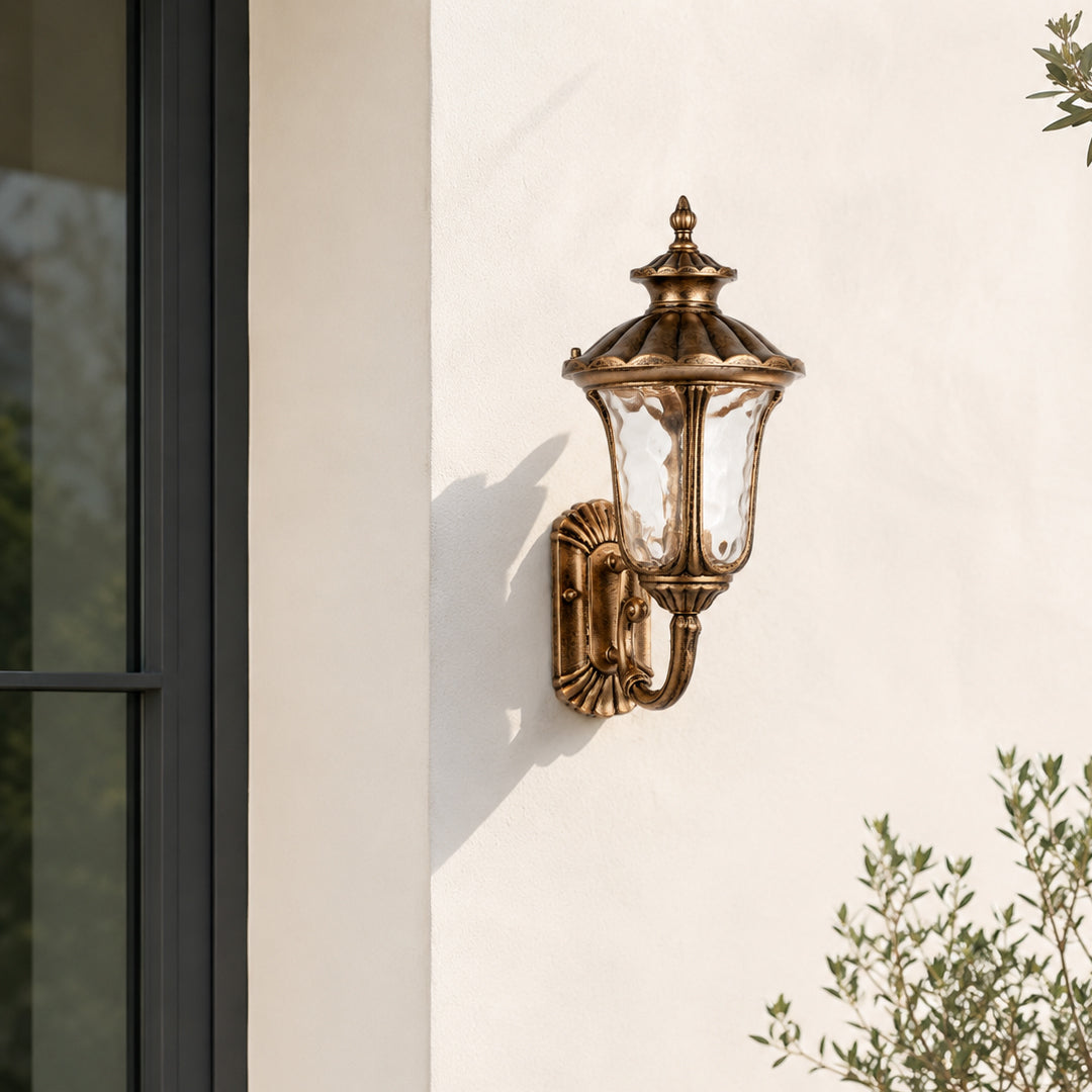 Bronze Villa Outdoor Wall Lamp - Large