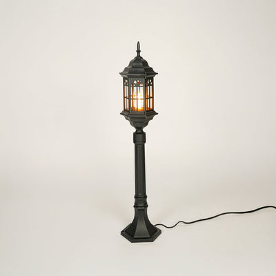 Castle Outdoor Pathway Light - Black