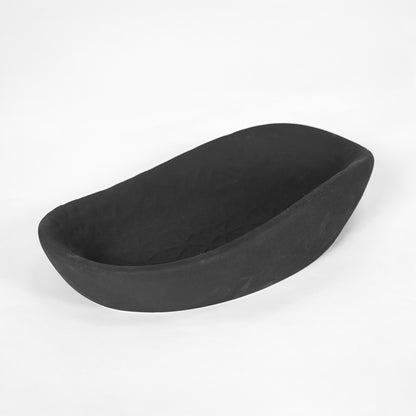 Caviar Black Ceramic Decorative Tray