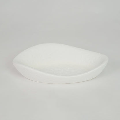 Caviar White Ceramic Decorative Tray
