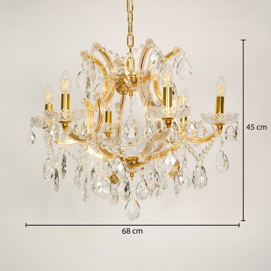 Celestia 6-Light Crystal Chandelier