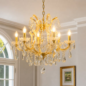 Celestia 6-Light Crystal Chandelier