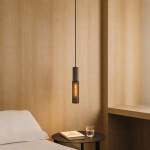 Cement Industrial Style Pendant Lamp - Grey
