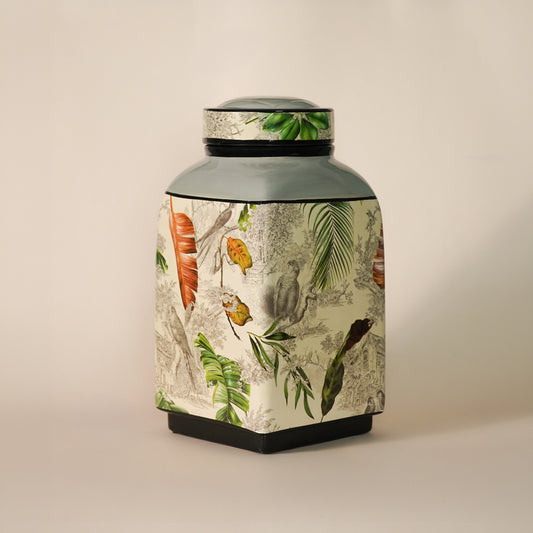 Ceramic Jar with Lid - Large