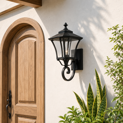 Chamber Upward Outdoor Wall Light - Large