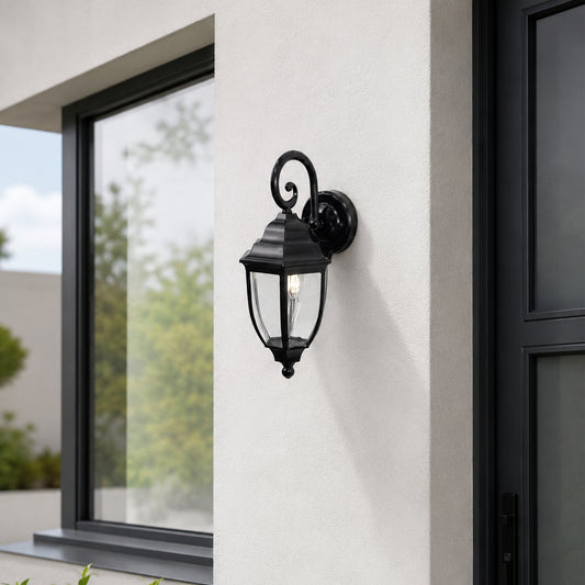 Chasm Outdoor Wall Light - Black