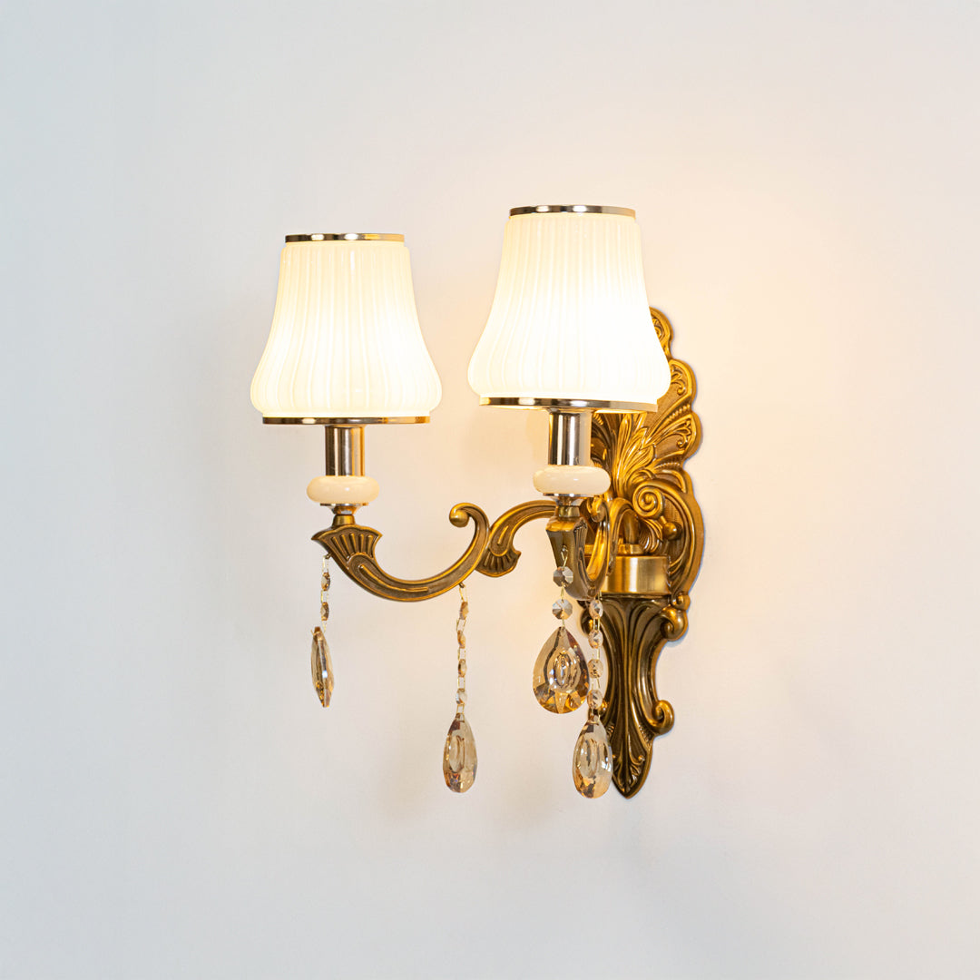 Chateau 2-Light Crystal Sconce