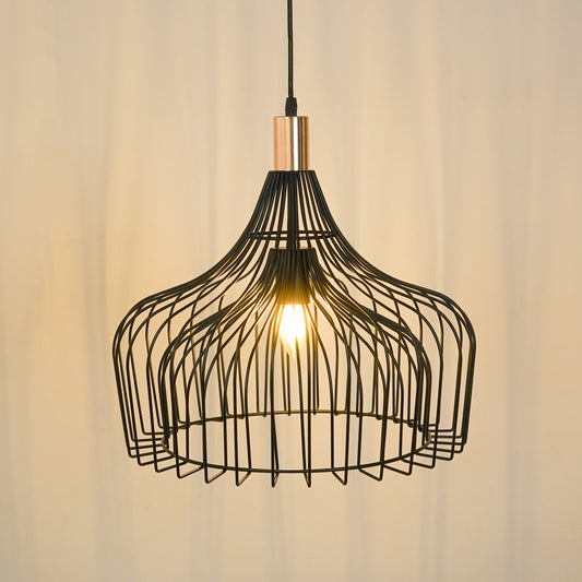 Chic Rays Black Metal Hanging Pendant Lamp