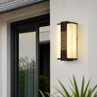 Chinoiserie LED Outdoor Wall Light