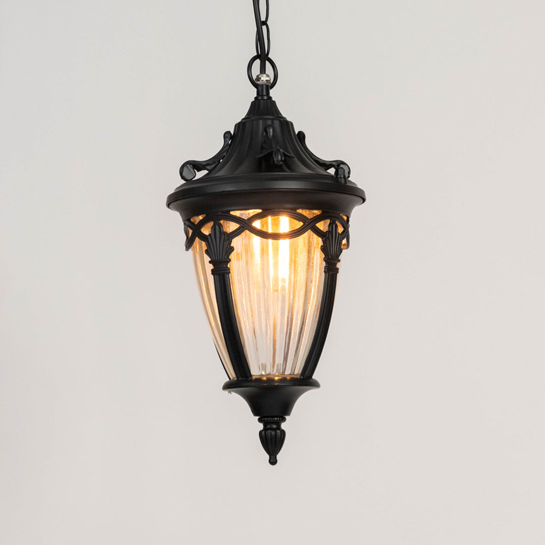 Cicero Outdoor Hanging Light - Black
