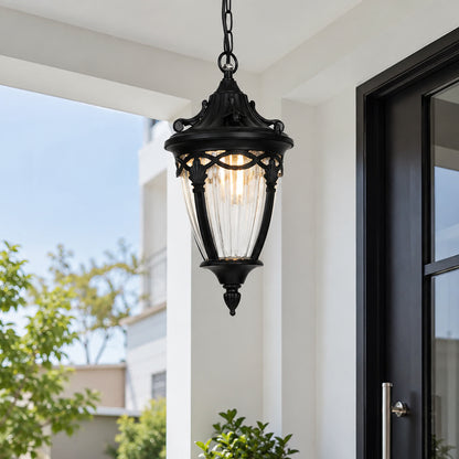 Cicero Outdoor Hanging Light - Black
