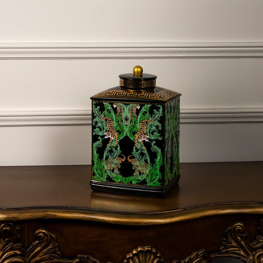 Cloisonne Opium Jar - Large