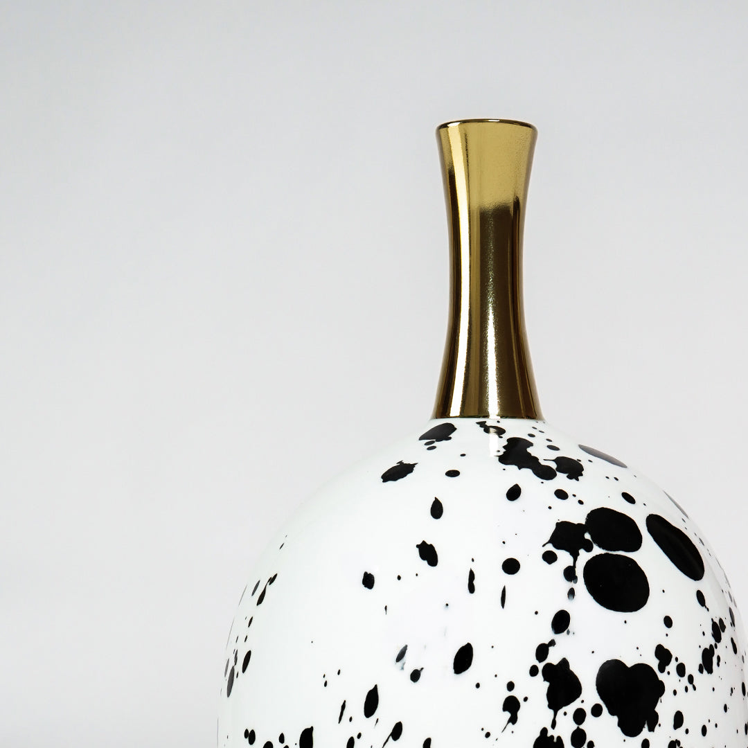 Cobe Luxe White Ceramic Vase - Large