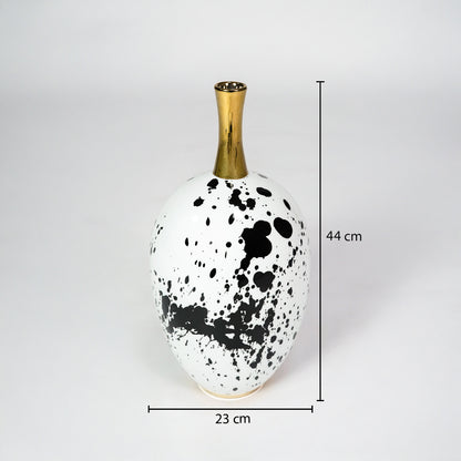 Cobe Luxe White Ceramic Vase - Large