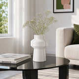 Colonna Geometric Stacked Ceramic Vase