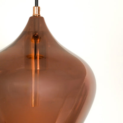 Contemporary Style Glass Pendant Light - Large