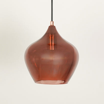 Contemporary Style Glass Pendant Light - Large