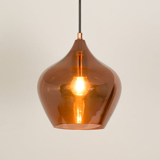 Contemporary Style Glass Pendant Light - Large