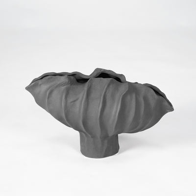 Coral Mollusk Ceramic Bowl - Black