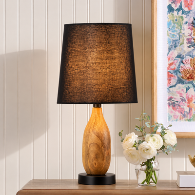 Crest Wooden Table Lamp