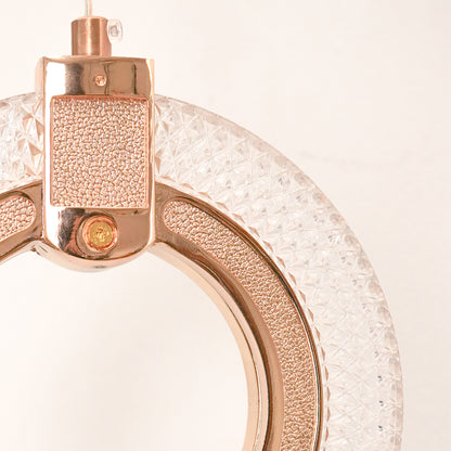 Crystal Rose Gold Wall Light