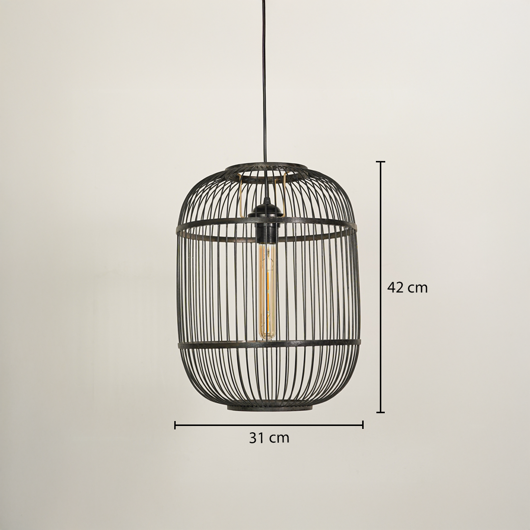 cuba bamboo pendant lamp dimensions