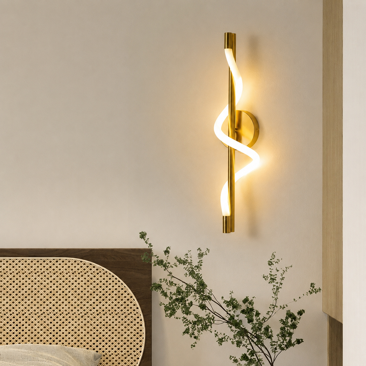 Curl Island Wall Light