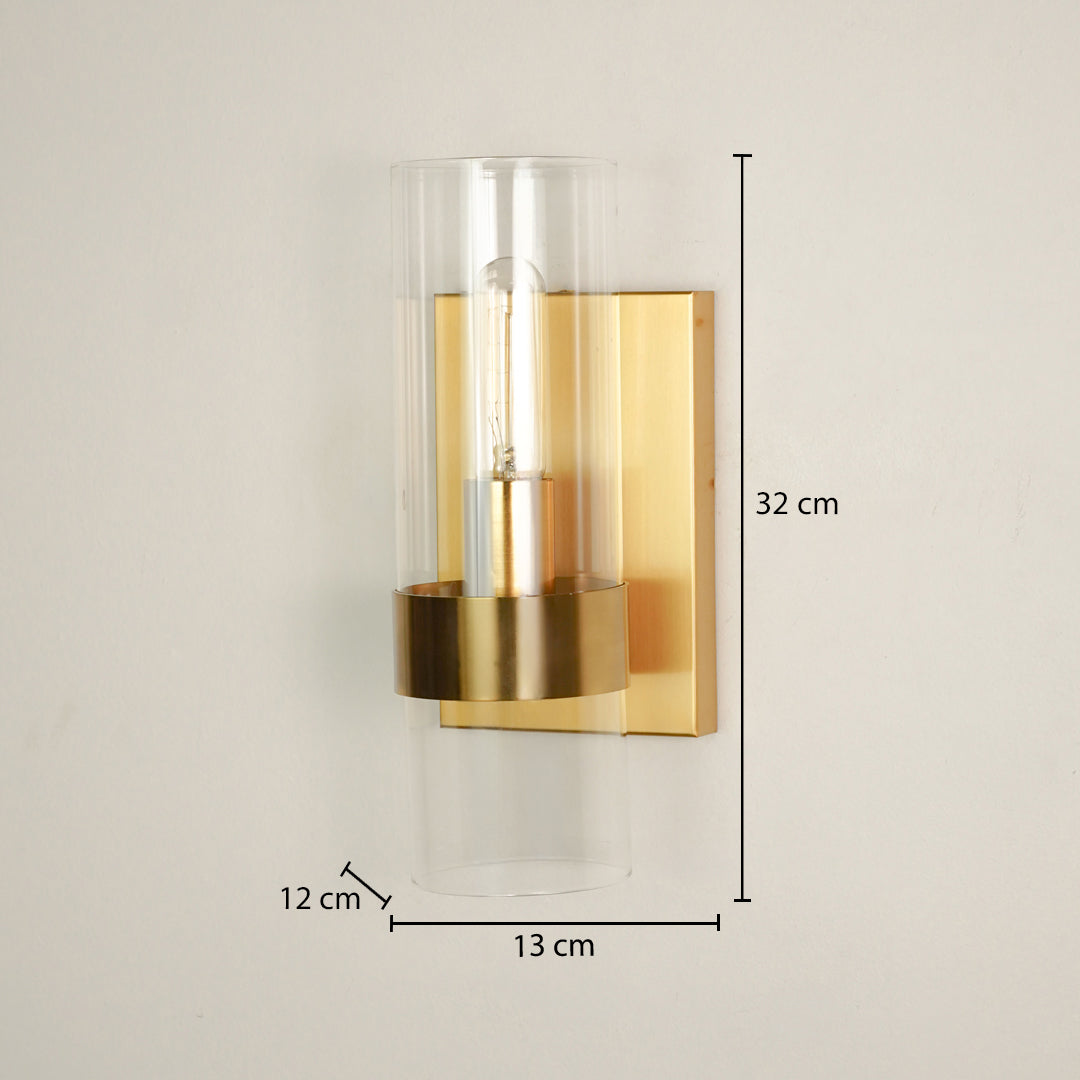 Enchant Cylindrical Glass Modern Wall Mounting Lamp