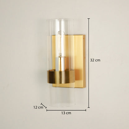 Enchant Cylindrical Glass Modern Wall Mounting Lamp