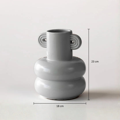 Deniz Deco Grey Vase - Small