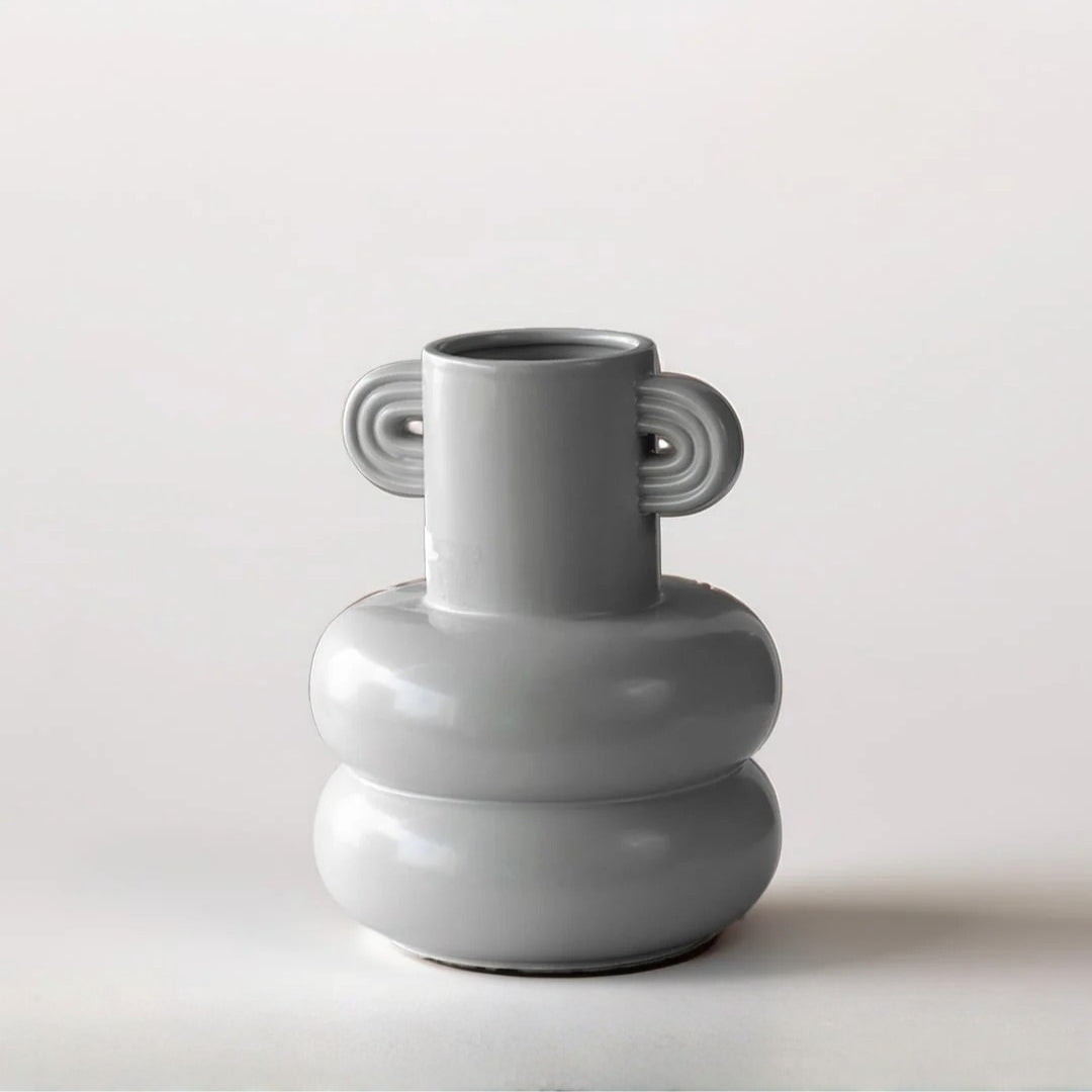 Deniz Deco Grey Vase - Small