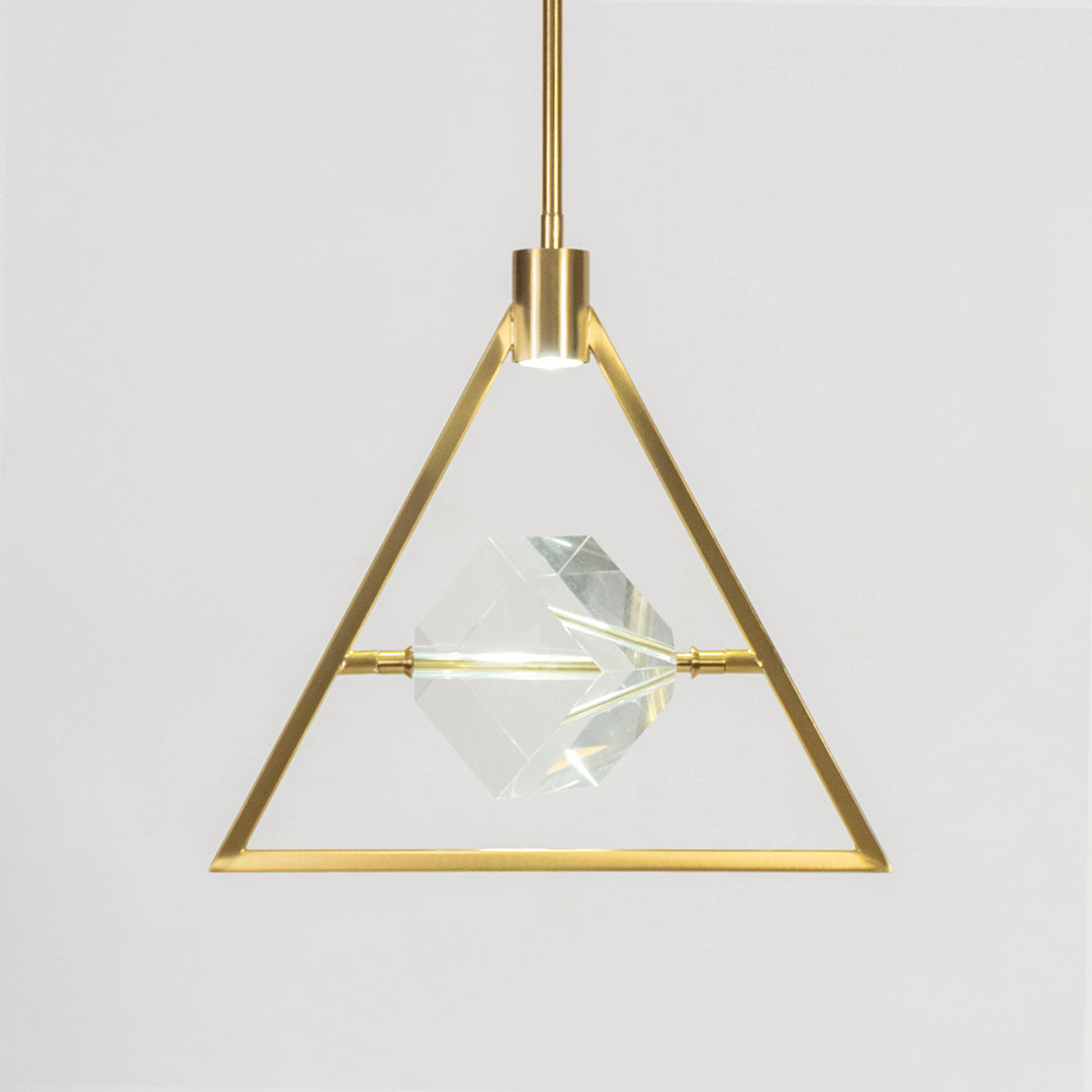 Diamond Triangular Ring Pendant Lamp