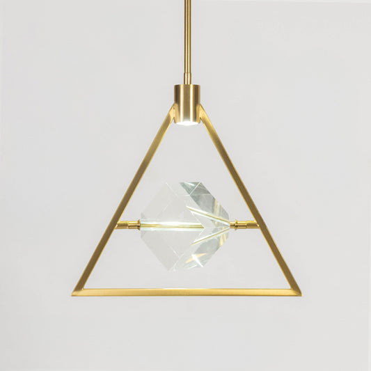 Diamond Triangular Ring Pendant Lamp