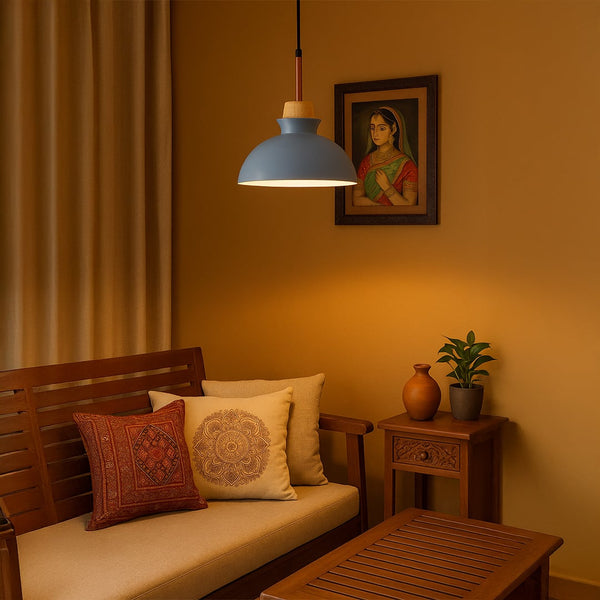 Dome Pendant Lamp - Grey