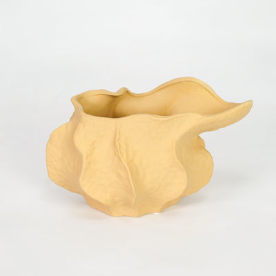 Doof Yellow Table Ceramic Vase - Small