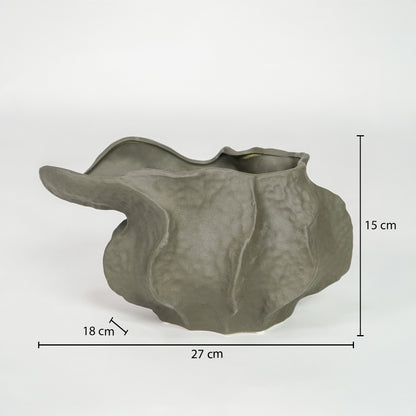 Doof Olive Table Ceramic Vase - Small