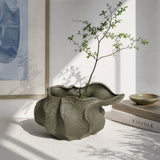 Doof Olive Table Ceramic Vase - Small